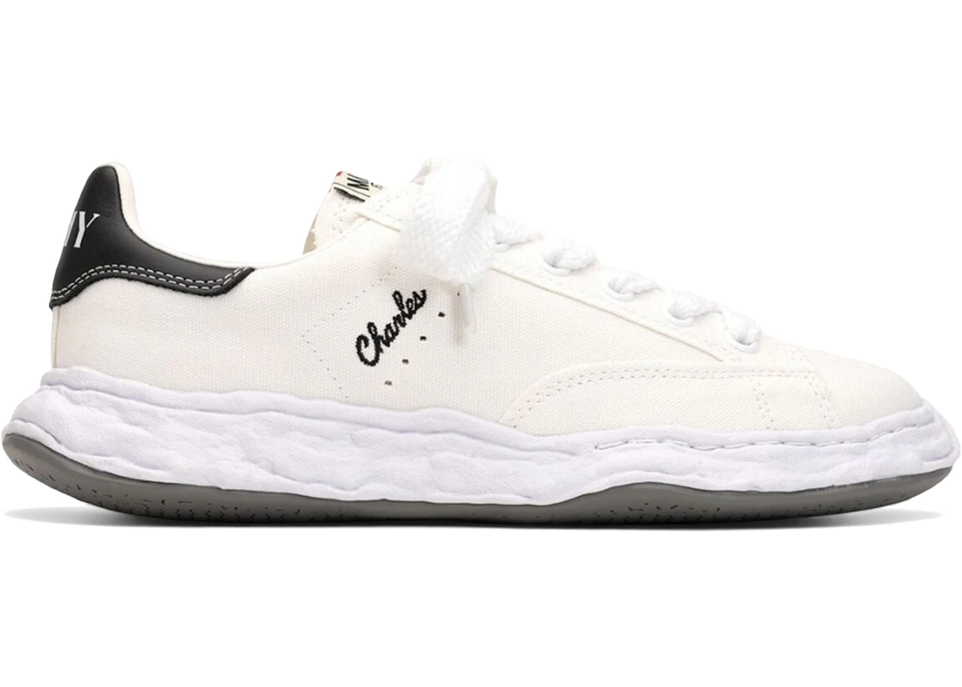 Maison Mihara Yasuhiro Charles OG Sole Canvas Low White