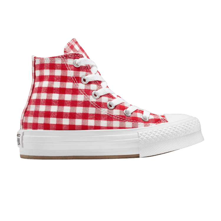 Converse Chuck Taylor All Star EVA Lift Platform High PS 'Checkered Red'