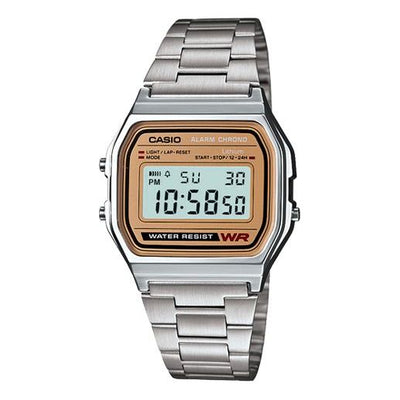 CASIO Vintage A158 Series 'Silver Brown'