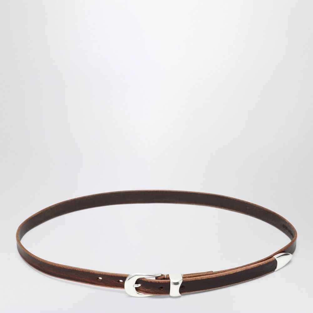 Our Legacy Slim Metal-Trim Belt