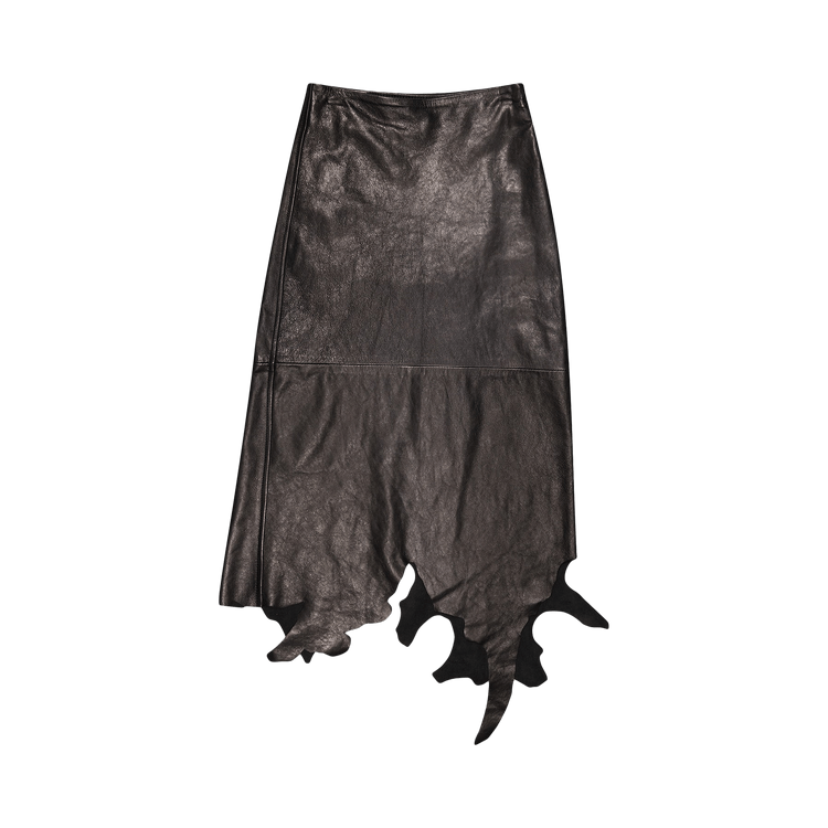 Diesel Leather Skirt 'Black'
