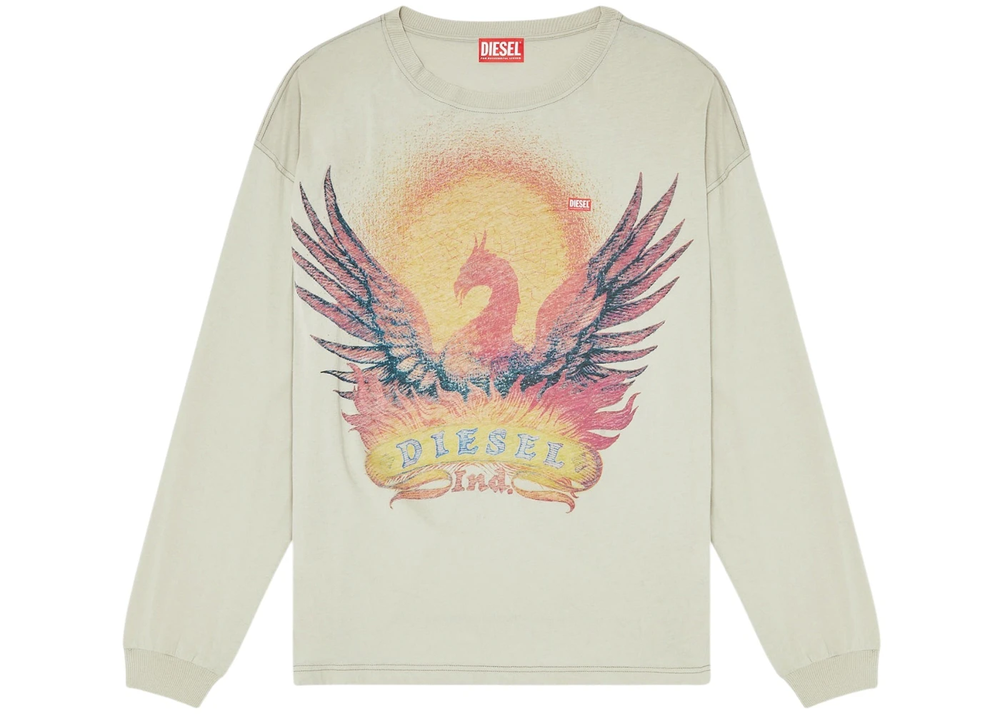 Diesel T Boxt LS AA1 T-shirt Natural