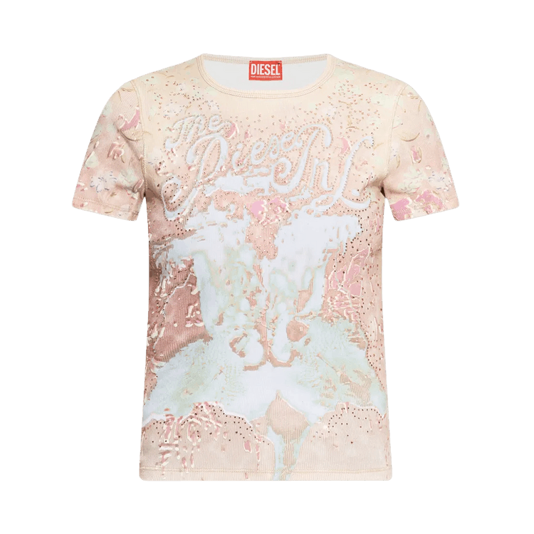 Diesel T-Bril Short-Sleeve Top 'Pink'