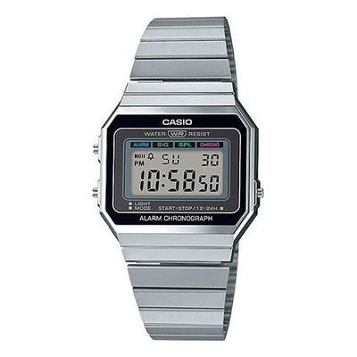 Casio Vintage Digital Watch 'Silver Black'