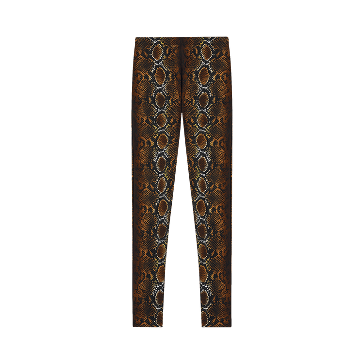 Versace Python Print Leggings 'Natural'