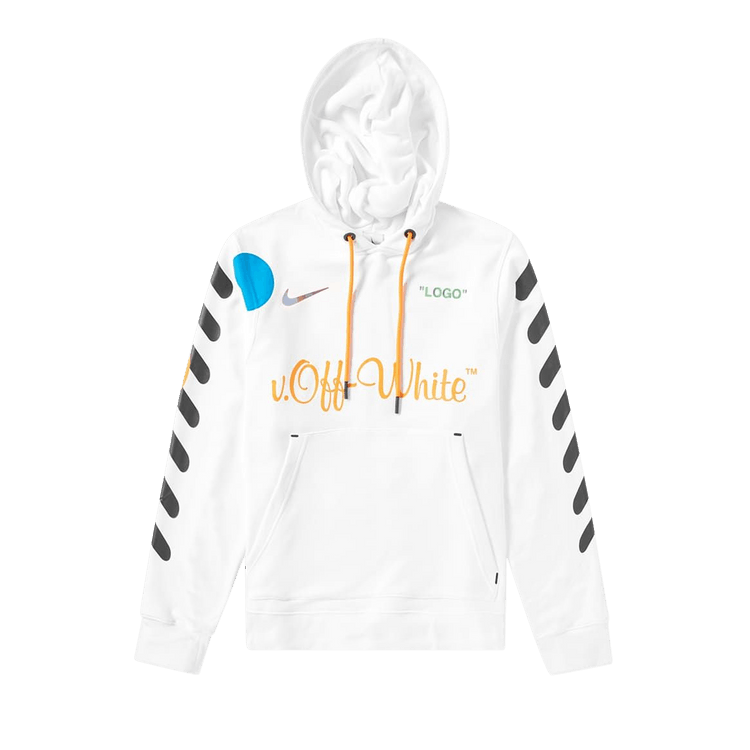 Nikelab x Off-White Mercurial NRG X Hoodie 'White/Total Orange'