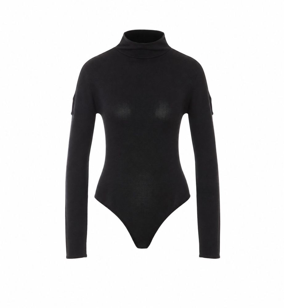 Alaïa Long Sleeve High Neck Bodysuit