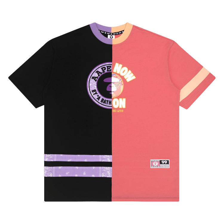 AAPE Panelled Tee 'Black'