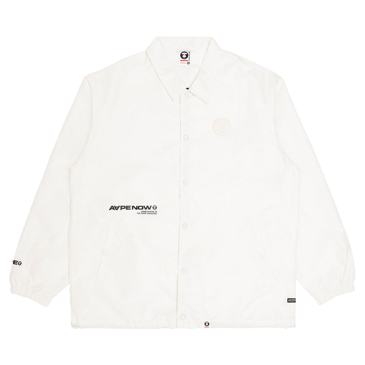 AAPE Moonface Coach Jacket 'Ivory'