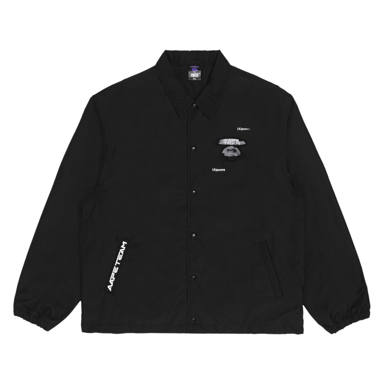 AAPE Moonface Graphic Coach Jacket 'Black'