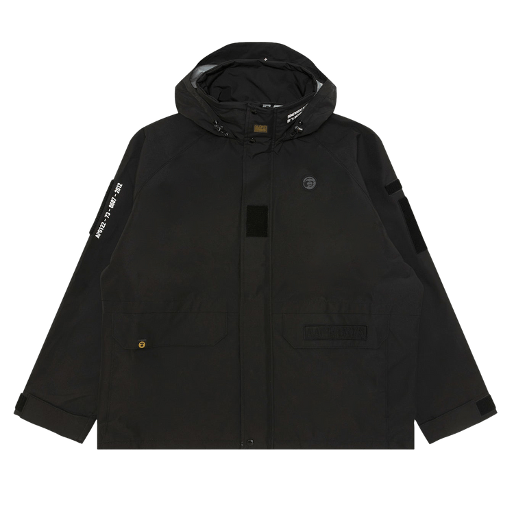 AAPE Moonface Hooded Jacket 'Black'