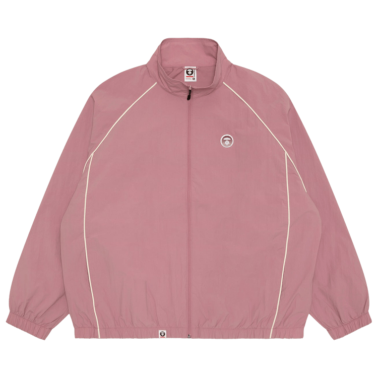 AAPE Now Moonface Logo Jacket 'Pink/Grey'