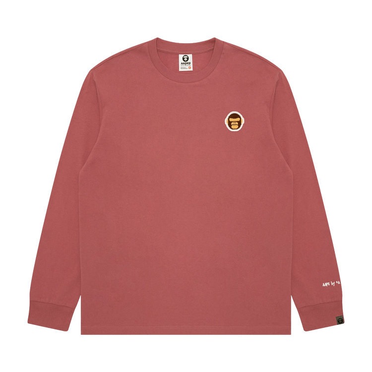 AAPE r Long Sleeve Tee 'Red/Light'