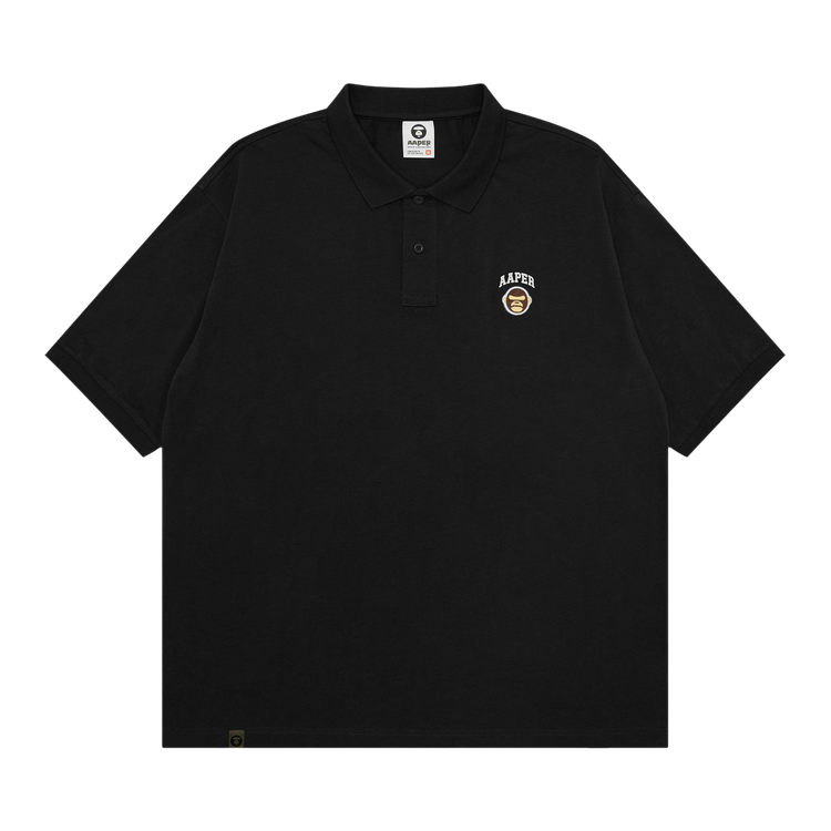 AAPE r Polo Shirt 'Black'