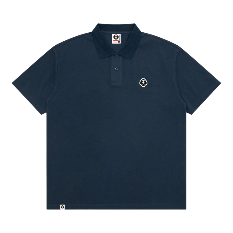 AAPE AAPENOW Spades Polo Tee 'Navy'