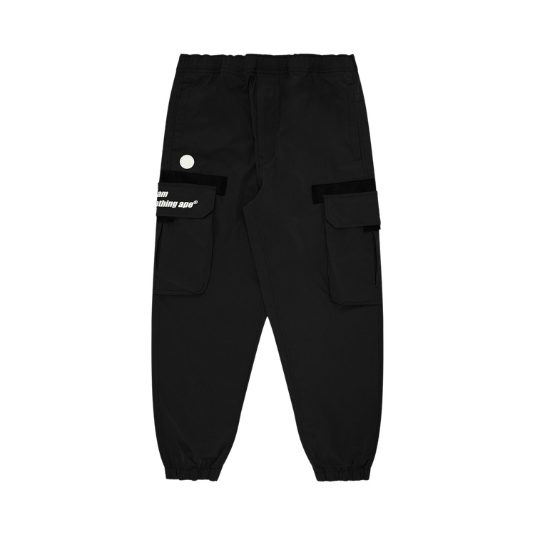 AAPE Moonface Patch Cargo Pants 'Black'