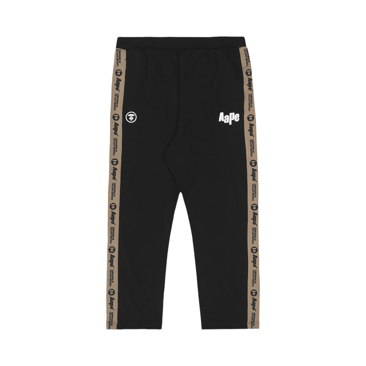 AAPE Moonface Patch Sweat Track Pants 'Black'