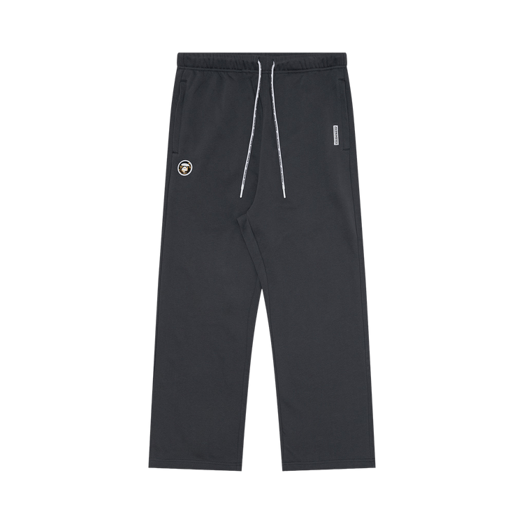 AAPE Moonface Patch Straight Sweatpants 'Grey'