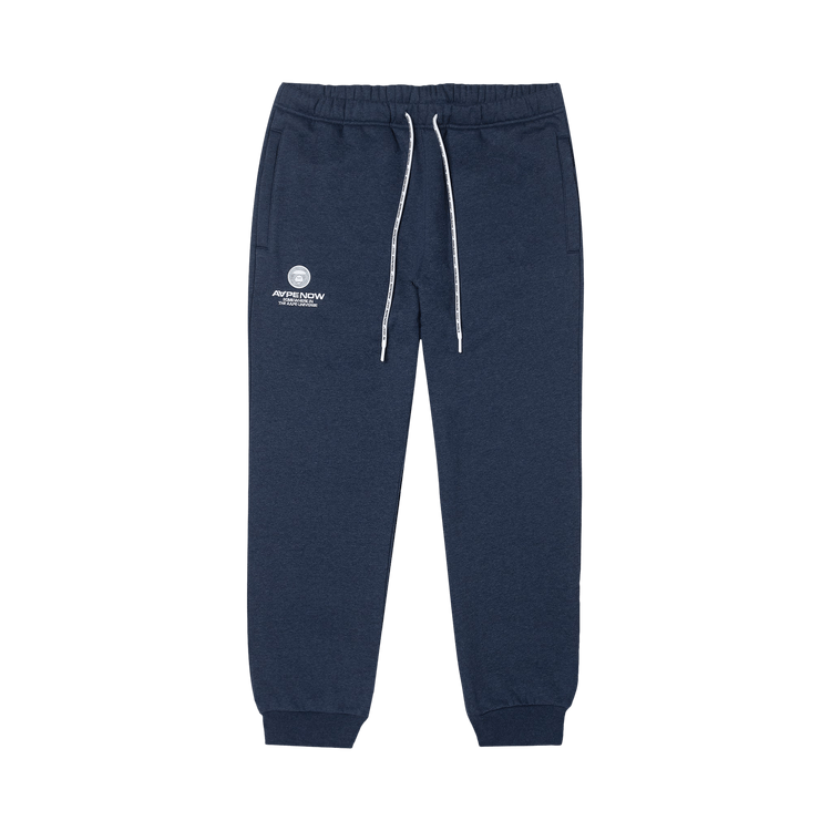 AAPE Moonface Patch Sweatpants 'Navy/Heather'