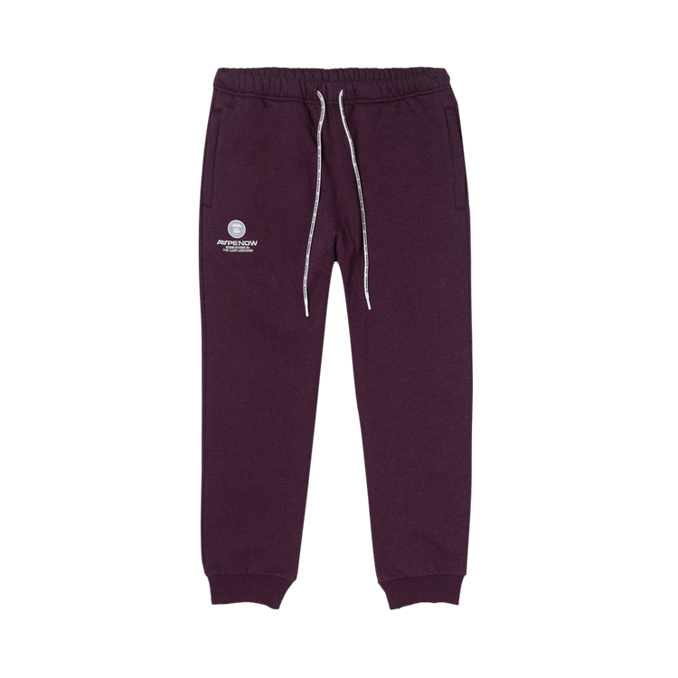AAPE Moonface Patch Sweatpants 'Red/Heather'
