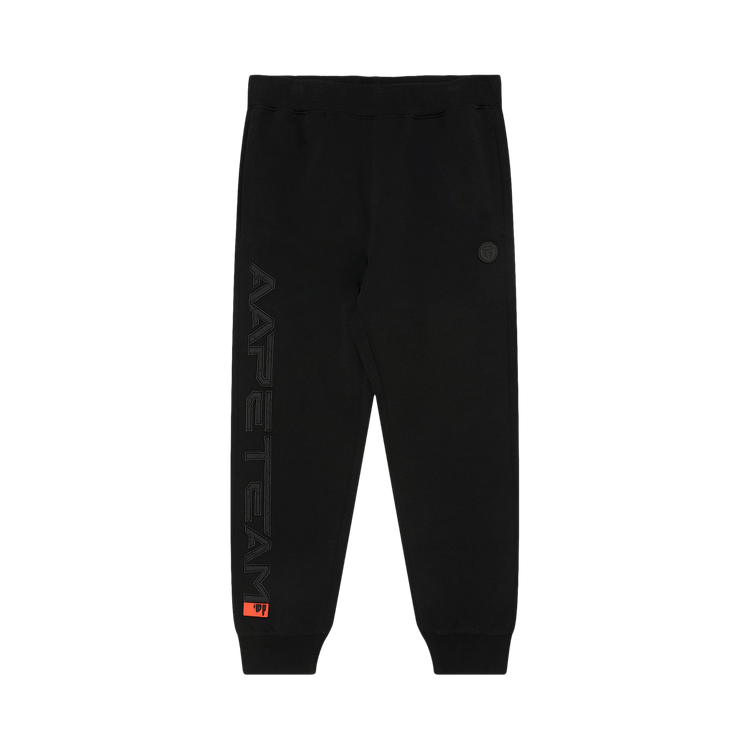 AAPE Moonface Patch Sweatpants 'Black'