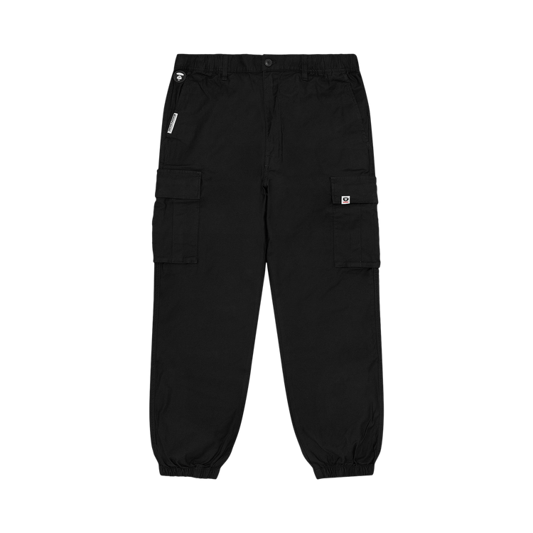 AAPE Now Moonface Logo Cargo Pants 'Black'