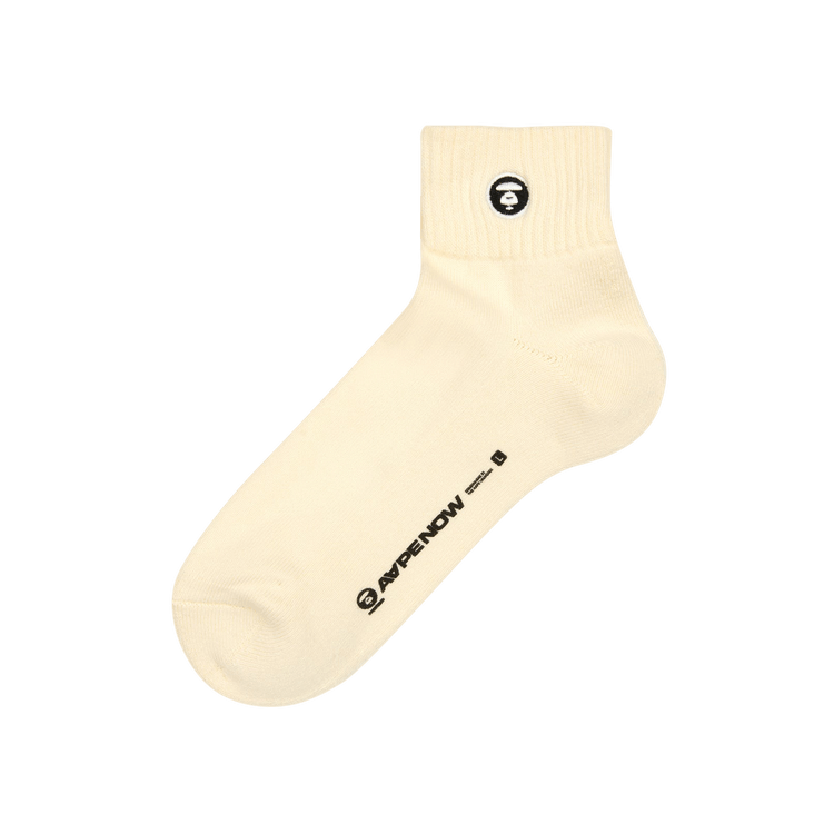 AAPE Now Moonface Socks 'Ivory'