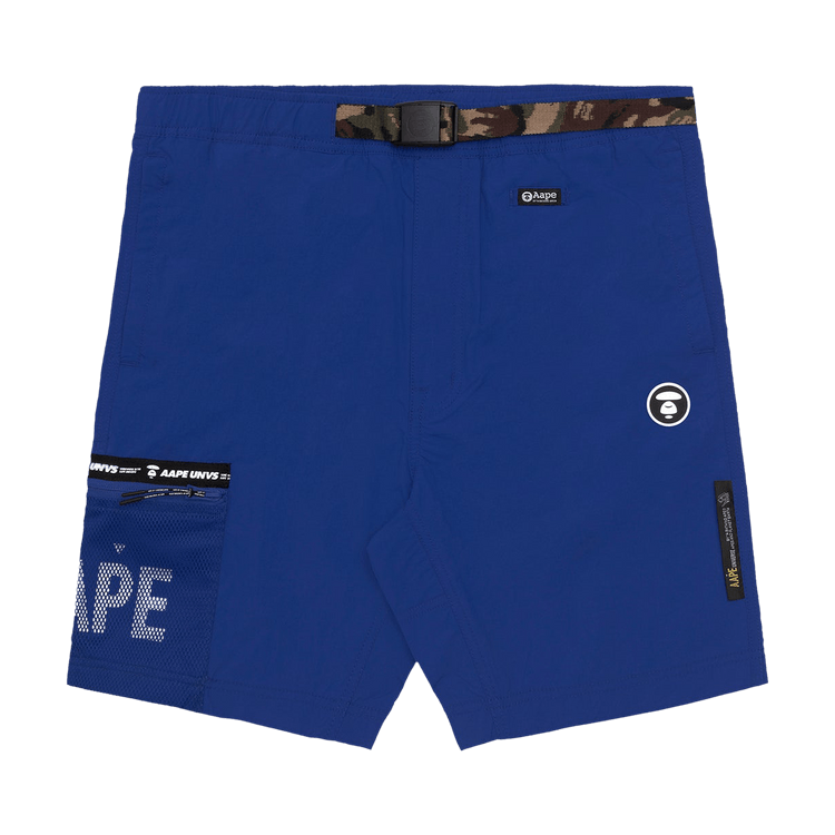 AAPE Belted Cargo Shorts 'Blue'