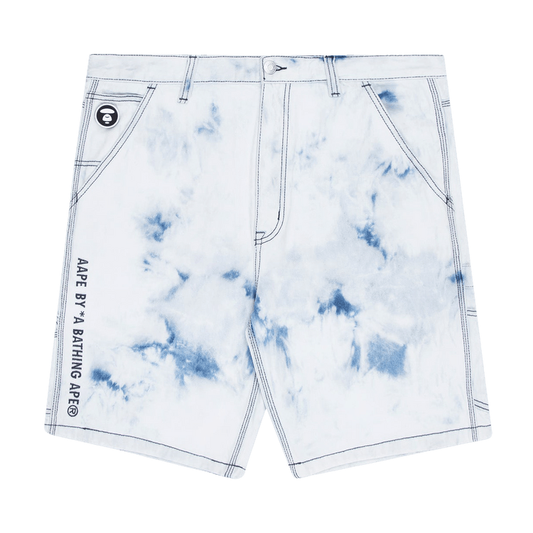 AAPE Moonface Shorts 'Blue/Light'