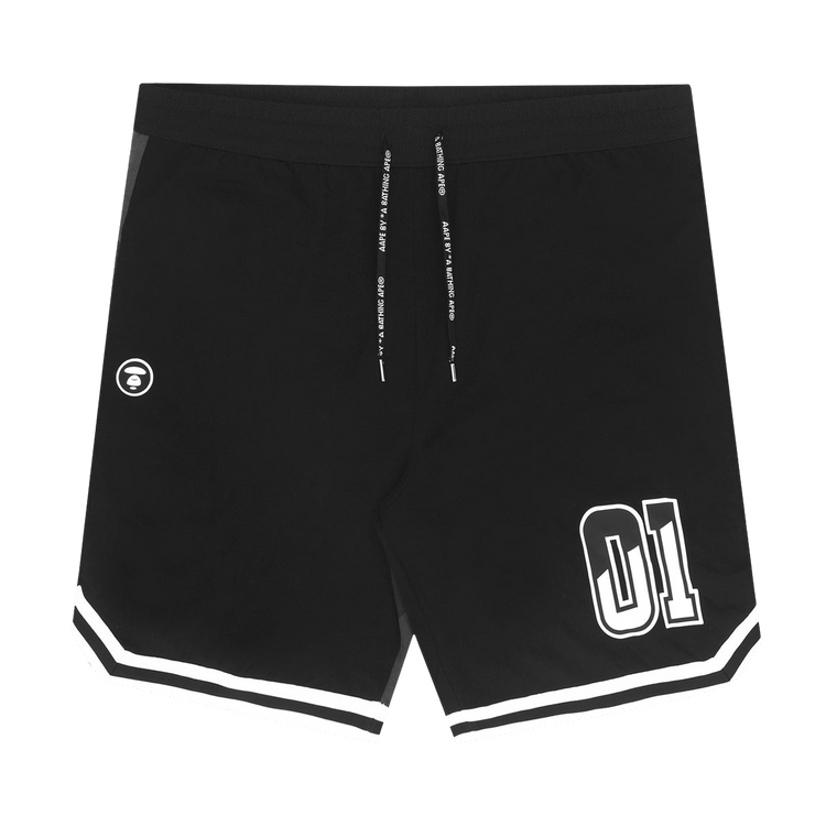 AAPE Moonface Reversible Drawstring Shorts 'Black'