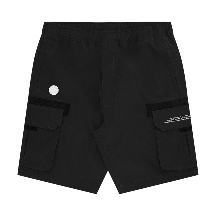 AAPE Moonface Cargo Track Shorts 'Black'
