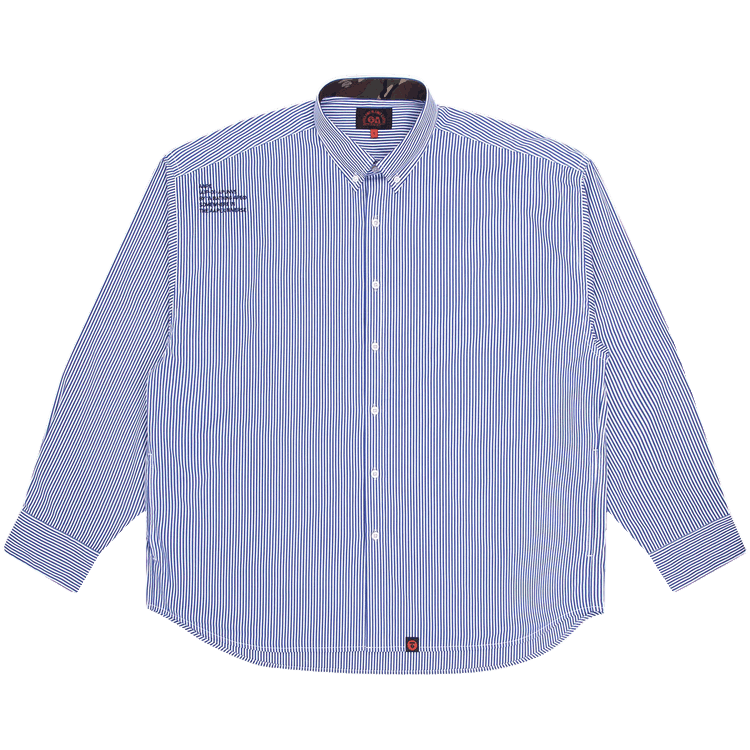 AAPE Stripe Shirt 'Blue/White'