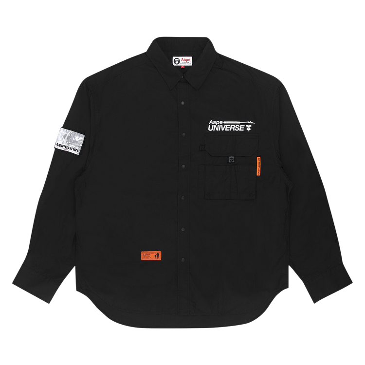 AAPE Chest Pocket Shirt 'Black'
