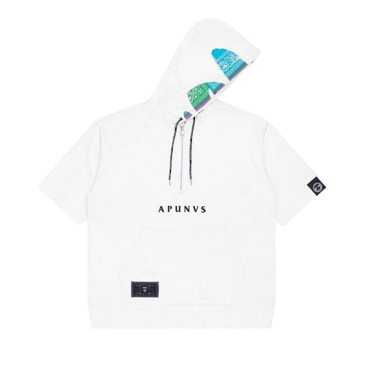 AAPE Half-Zip Hoodie 'White'