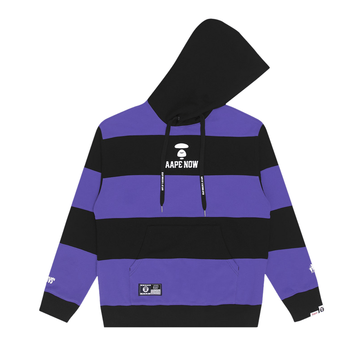 AAPE Striped Hoodie 'Black'