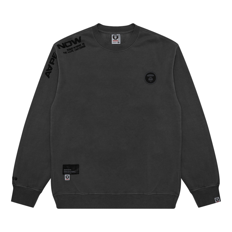 AAPE Moonface Graphic Sweatshirt 'Ivory'