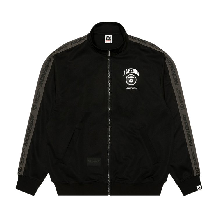 AAPE Moonface Patch Track Jacket 'Black'
