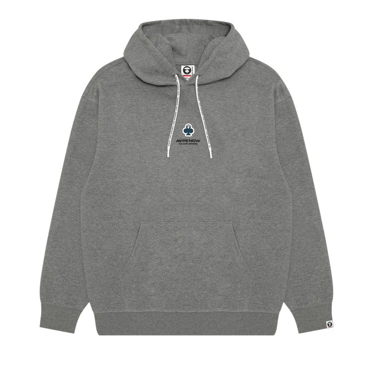 AAPE Now Clover Moonface Hoodie 'Grey/Heather'