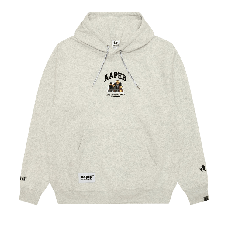 AAPE r Hoodie 'White/Heather'