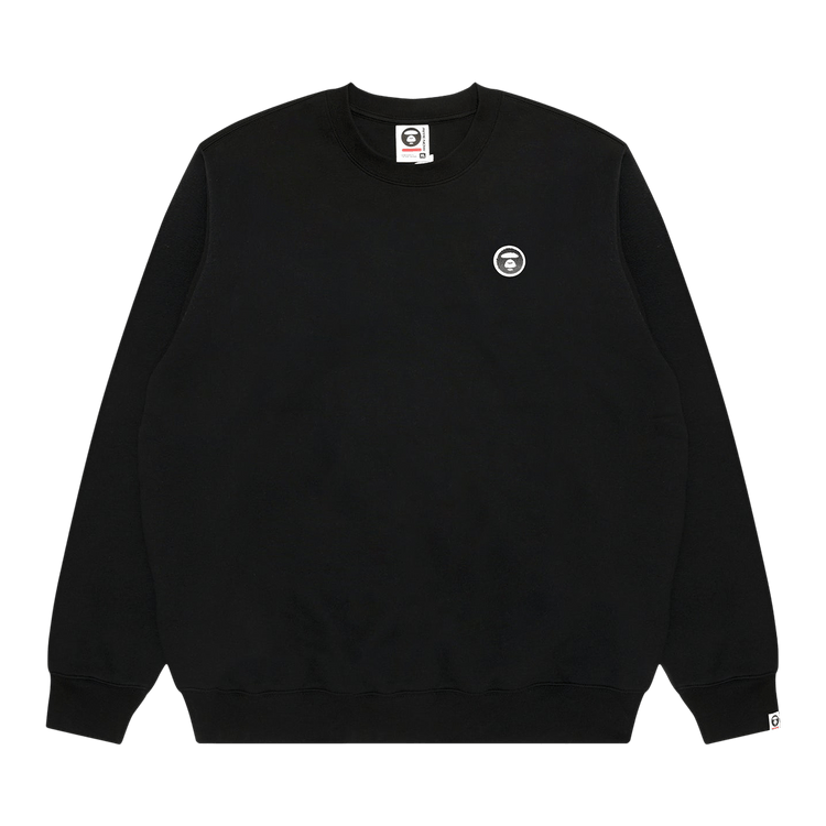 AAPE Now Moonface Crewneck Sweater 'Black'