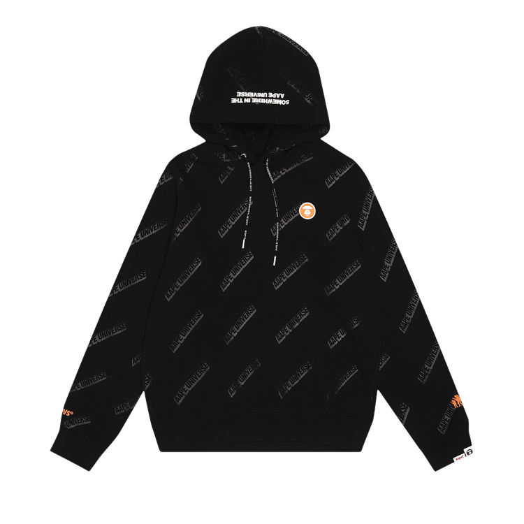 AAPE All Over Print Hoodie 'Black'