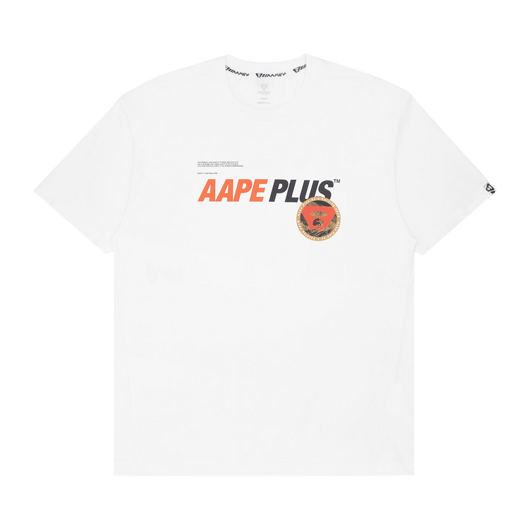 AAPE Moonface Graphic Printed Tee 'White'