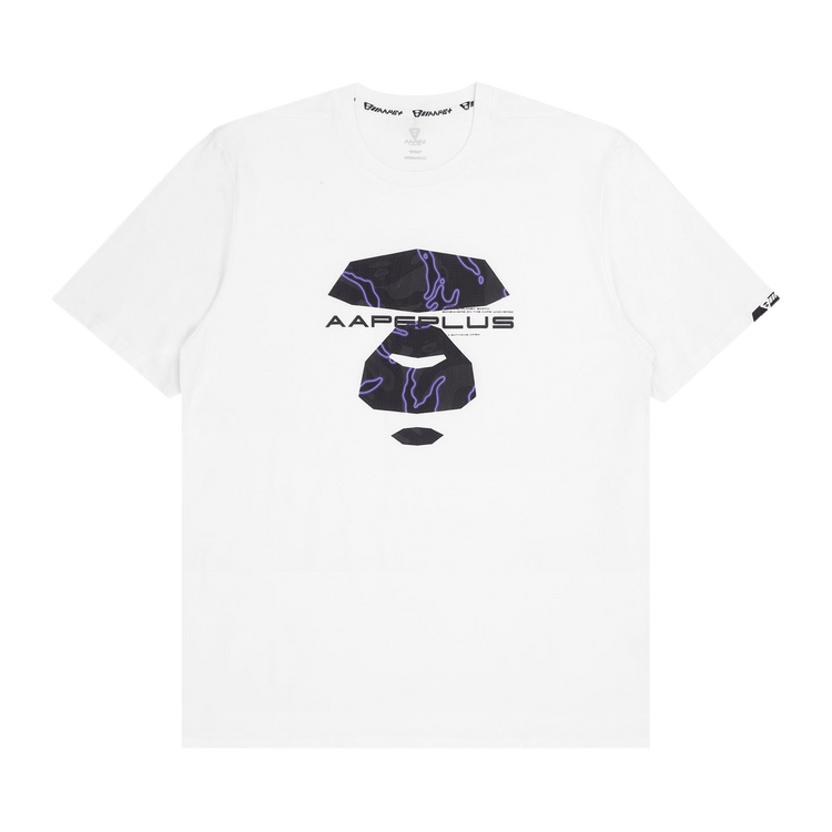 AAPE Moonface Graphic Tee 'White'