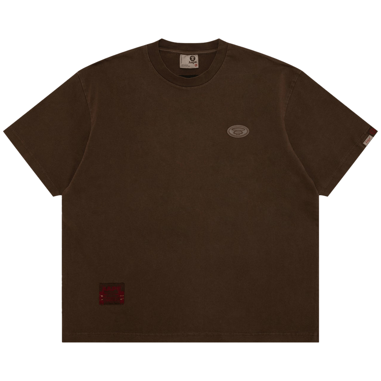 AAPE Heavy Washed Tee 'Brown'