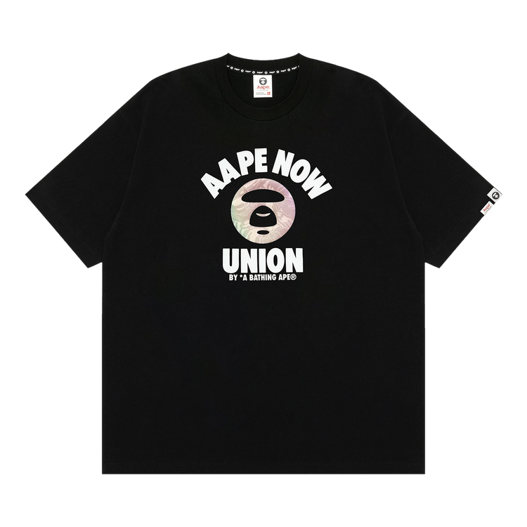 AAPE Moonface Printed Tee 'Black'