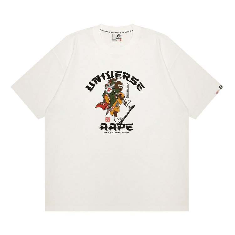 AAPE Graphic Printed Tee 'White'