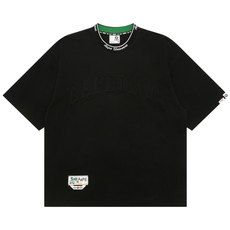 AAPE Unvs Logo Tee 'Black'