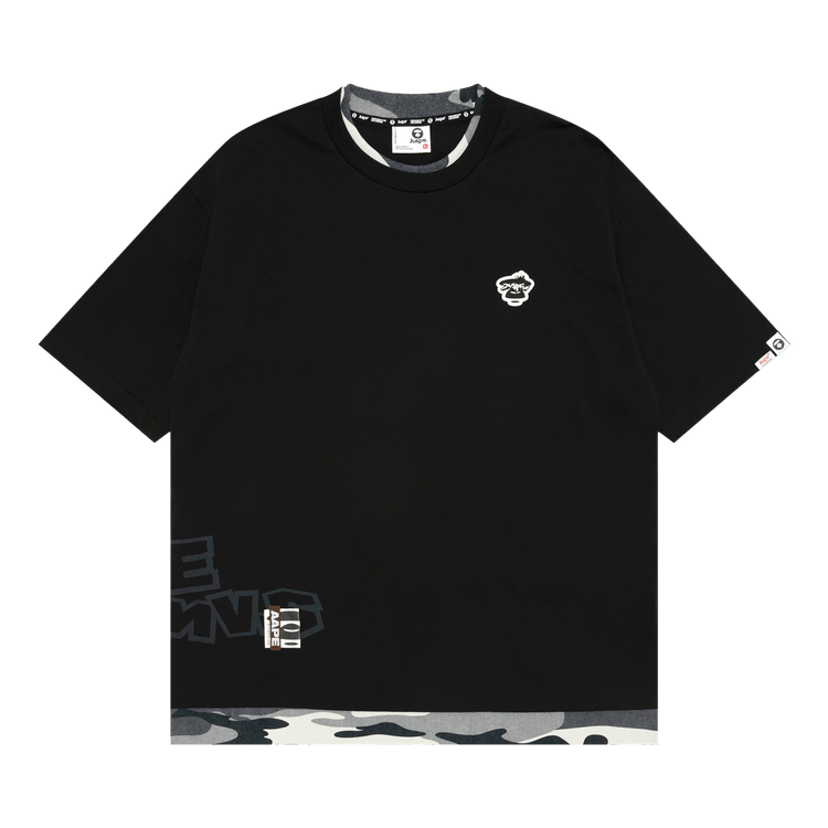 AAPE Unvs Graphic Tee 'Black'