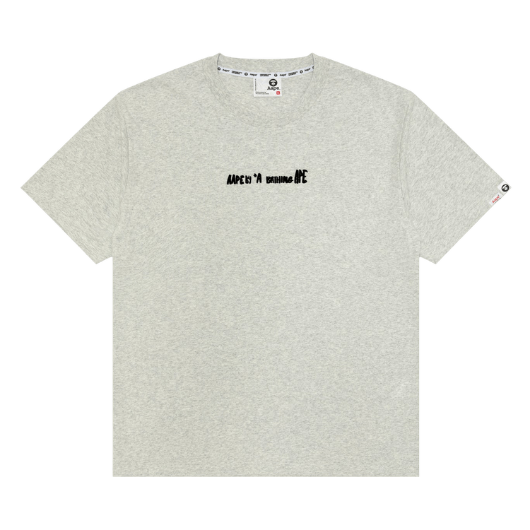 AAPE Unvs Graphic Tee 'White/Heather'