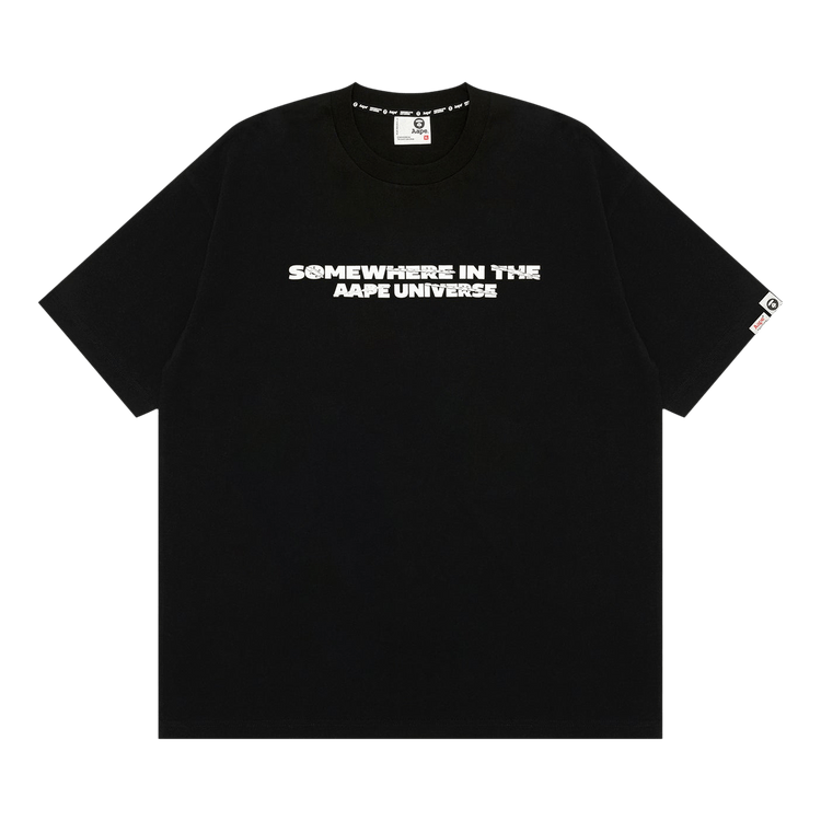 AAPE Unvs Graphic Tee 'Black'